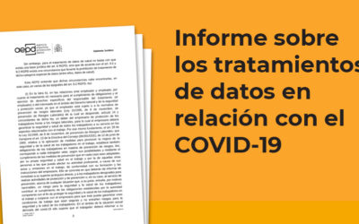 El coronavirus y su afectación a la protección de datos